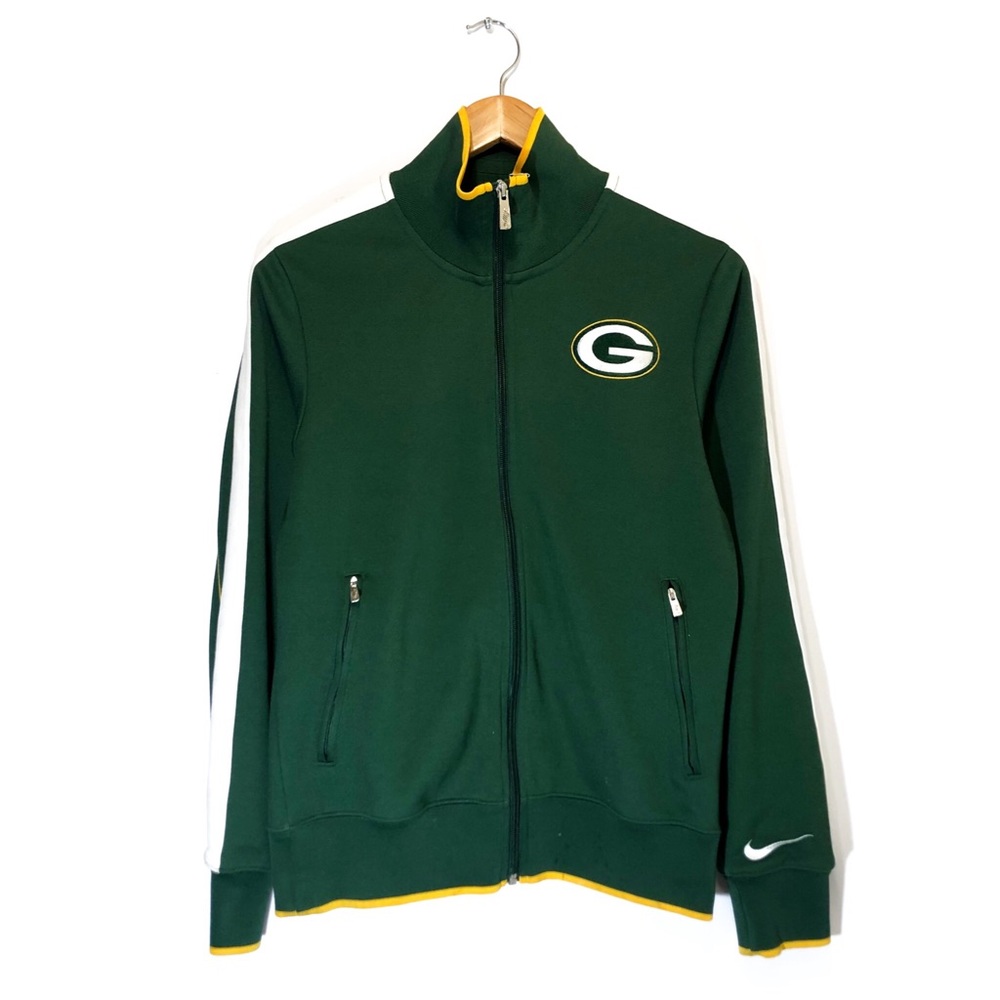 Nike Green Bay packers football zip up jacket